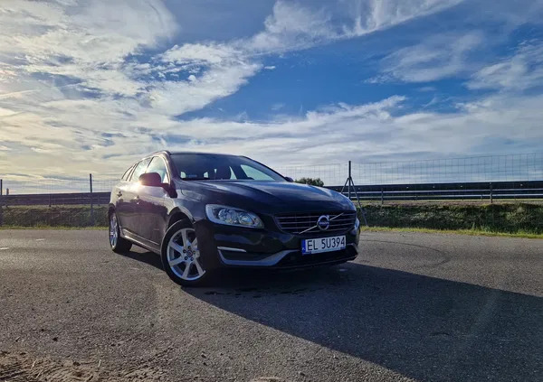 łódzkie Volvo V60 cena 35000 przebieg: 215000, rok produkcji 2014 z Pabianice